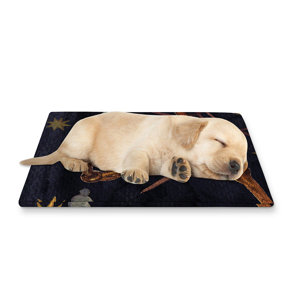 Watercolor Libra Zodiac Sign Print Pet Cooling Mat Cover