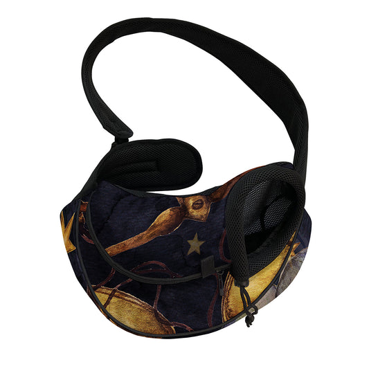 Watercolor Libra Zodiac Sign Print Pet Sling Carrier