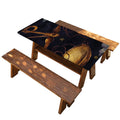 Watercolor Libra Zodiac Sign Print Picnic Table Cover
