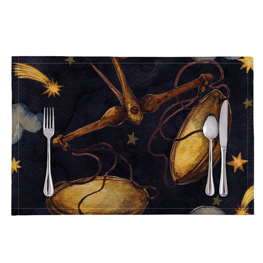 Watercolor Libra Zodiac Sign Print Placemat