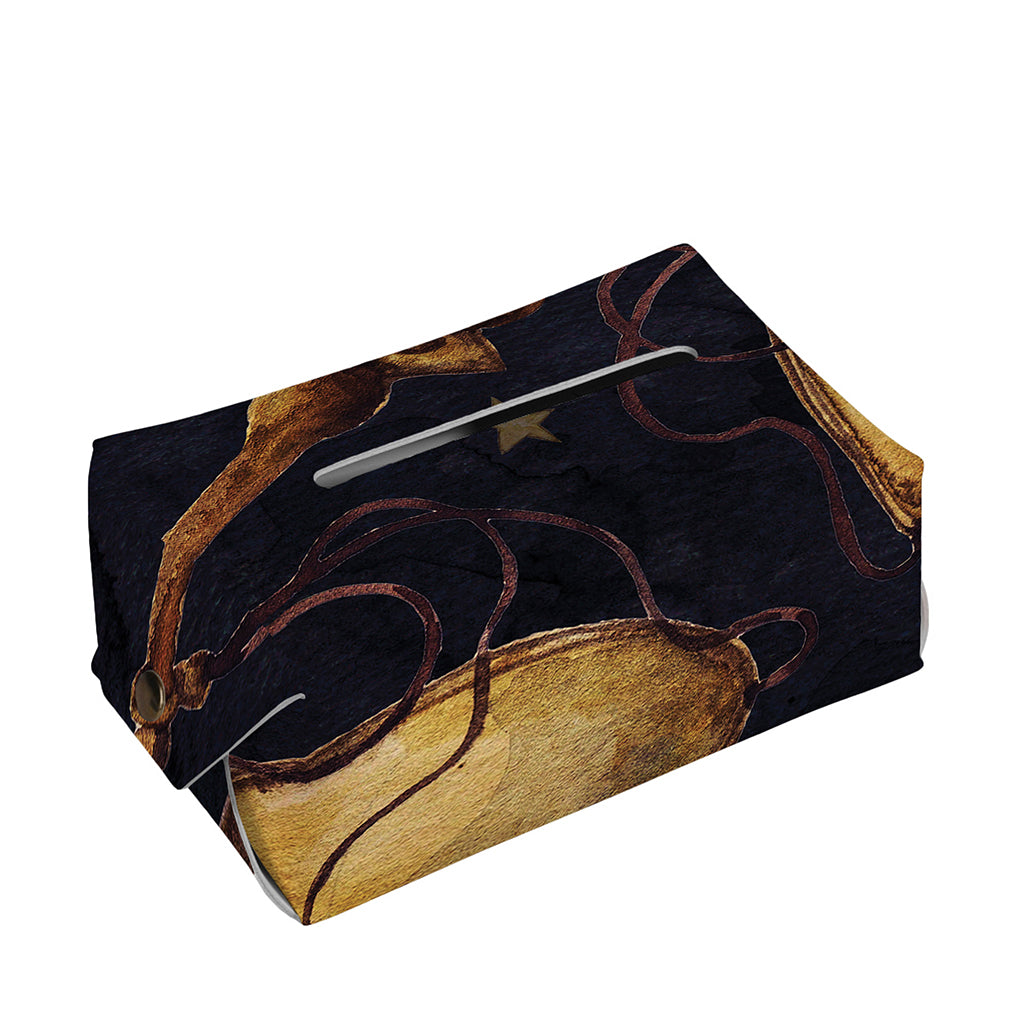 Watercolor Libra Zodiac Sign Print Rectangle Tissue Box Cover