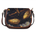 Watercolor Libra Zodiac Sign Print Saddle Bag