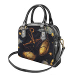 Watercolor Libra Zodiac Sign Print Shoulder Handbag