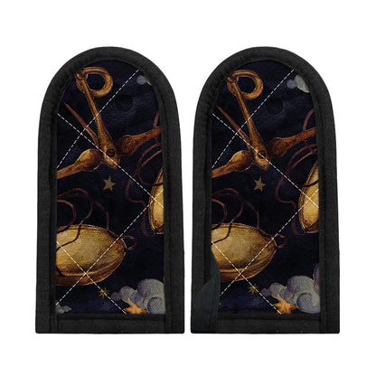 Watercolor Libra Zodiac Sign Print Skillet Handle Cover