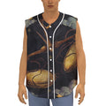 Watercolor Libra Zodiac Sign Print Sleeveless Baseball Jersey