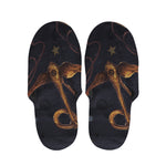 Watercolor Libra Zodiac Sign Print Slippers