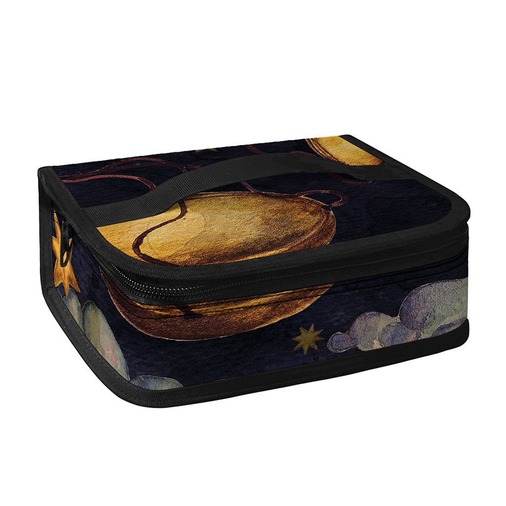 Watercolor Libra Zodiac Sign Print Small Lunch Bag