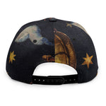 Watercolor Libra Zodiac Sign Print Snapback Cap