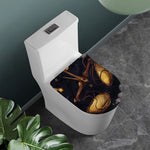 Watercolor Libra Zodiac Sign Print Toilet Lid Cover