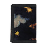 Watercolor Libra Zodiac Sign Print Trifold Wallet