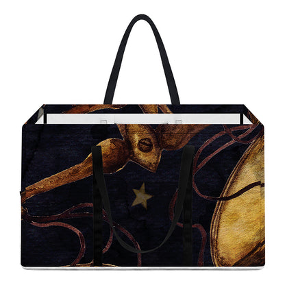 Watercolor Libra Zodiac Sign Print Utility Tote Bag