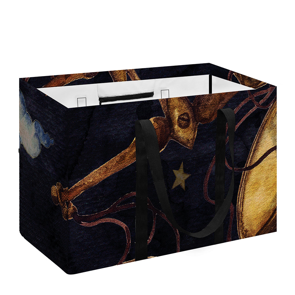 Watercolor Libra Zodiac Sign Print Utility Tote Bag