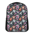 Watercolor Lily Flowers Pattern Print Casual Backpack