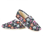 Watercolor Lily Flowers Pattern Print Casual Shoes