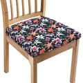Watercolor Lily Flowers Pattern Print Chair Cushion Cover