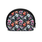 Watercolor Lily Flowers Pattern Print Coin Purse