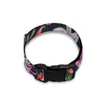 Watercolor Lily Flowers Pattern Print Dog Collar