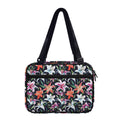 Watercolor Lily Flowers Pattern Print Double Strap Bible Bag