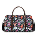 Watercolor Lily Flowers Pattern Print Duffel Bag