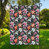 Watercolor Lily Flowers Pattern Print Garden Flag