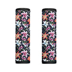Watercolor Lily Flowers Pattern Print Handle Covers