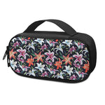 Watercolor Lily Flowers Pattern Print Insulin Cooler Travel Case