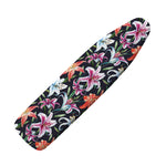 Watercolor Lily Flowers Pattern Print Ironing Board Cover