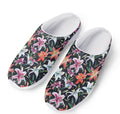 Watercolor Lily Flowers Pattern Print Mesh Casual Shoes