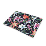 Watercolor Lily Flowers Pattern Print Pet Cooling Mat Cover
