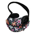 Watercolor Lily Flowers Pattern Print Pet Sling Carrier