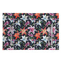 Watercolor Lily Flowers Pattern Print Placemat