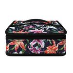 Watercolor Lily Flowers Pattern Print Small Lunch Bag