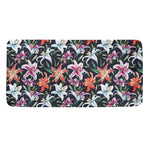 Watercolor Lily Flowers Pattern Print Towel