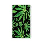 Watercolor Marijuana Leaf Pattern Print Baby Crib Sheet