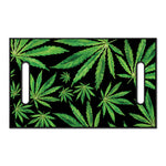 Watercolor Marijuana Leaf Pattern Print Golf Cart Seat Cover