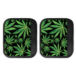 Watercolor Marijuana Leaf Pattern Print Handle Covers