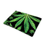 Watercolor Marijuana Leaf Pattern Print Pet Cooling Mat Cover