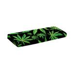 Watercolor Marijuana Leaf Pattern Print Piano Keyboard Cover