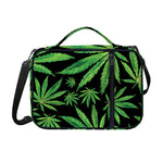Watercolor Marijuana Leaf Pattern Print Shoulder Strap Bible Bag