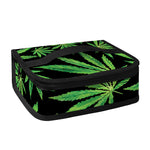 Watercolor Marijuana Leaf Pattern Print Small Lunch Bag