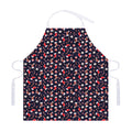 Watercolor Merry Christmas Pattern Print Adjustable Apron