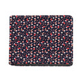 Watercolor Merry Christmas Pattern Print Bifold Wallet