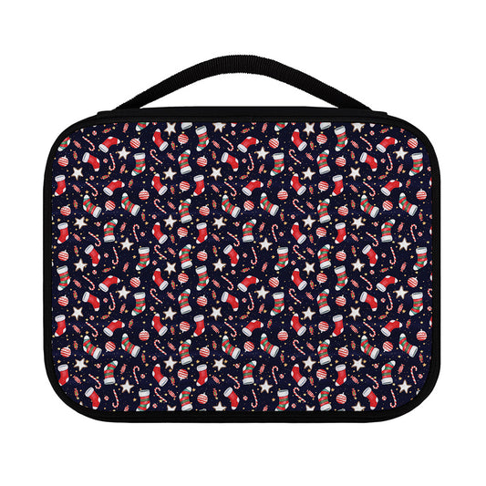 Watercolor Merry Christmas Pattern Print Classic Bible Case