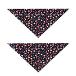 Watercolor Merry Christmas Pattern Print Dog Bandana