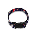 Watercolor Merry Christmas Pattern Print Dog Collar