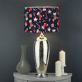 Watercolor Merry Christmas Pattern Print Drum Lamp Shade