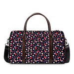 Watercolor Merry Christmas Pattern Print Duffle Bag