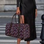 Watercolor Merry Christmas Pattern Print Duffle Bag