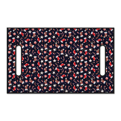 Watercolor Merry Christmas Pattern Print Golf Cart Seat Cover