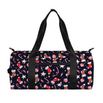 Watercolor Merry Christmas Pattern Print Gym Bag